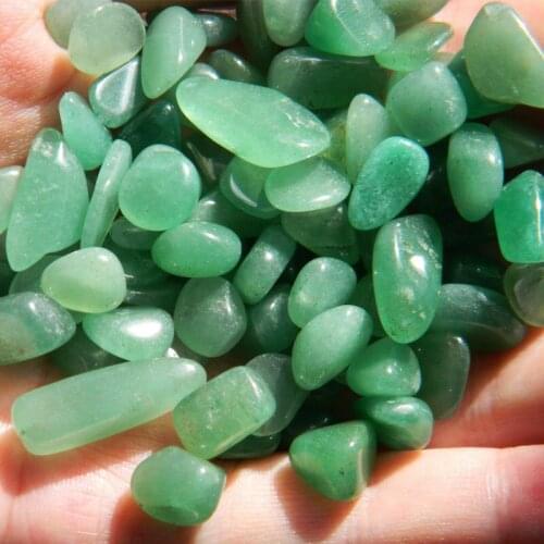 100g Green Aventurine Gravel Natural And Mineral Stones Reiki Crystals Healing Chakra Witchcraft Supplies Aquarium Decor