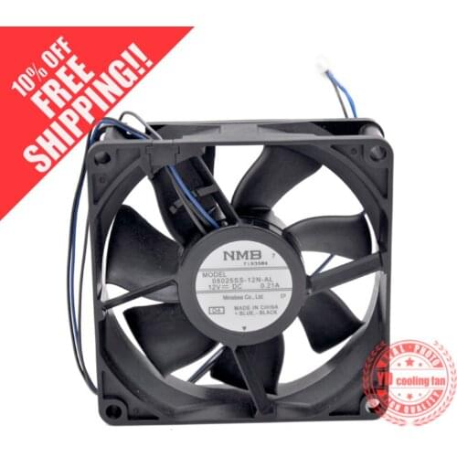 NEW NMB-MAT Minebea 08025SS-12N-AL 12V 0.21A 8025 8CM Projector cooling fan