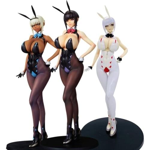 Q-Six Ban! Anime Erika Izayoi Sexy Girl PVC Action Figure toy 32CM Soft Chest Model Figure Adults Collectible Doll for Gifts