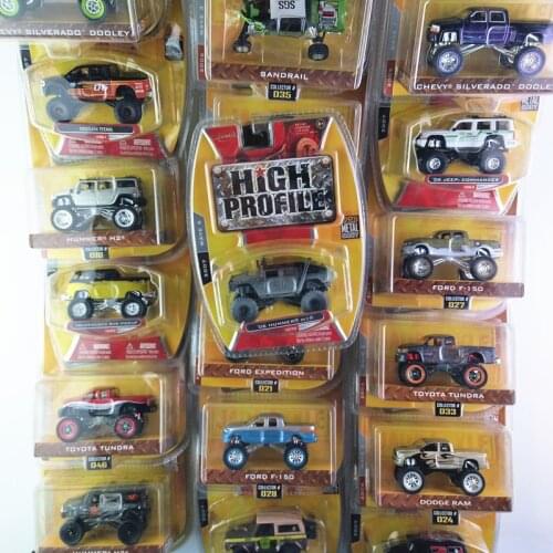 SALE JADA 1/64 Hummer h2 Chevrolet Ford toyota Cadillac Nissan SUV Bigfoot alloy diecast model car toys gifts