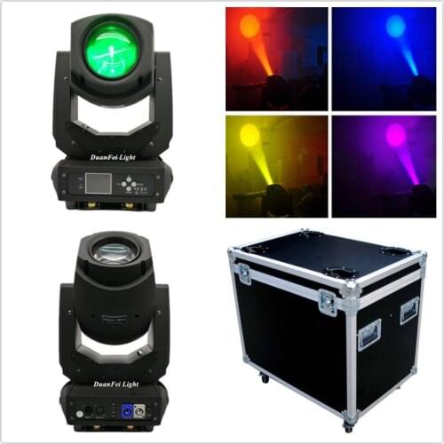 Roadcase) 8lot China moving head led spot light stage party zoom function led gobo moving head 200w lyre dmx