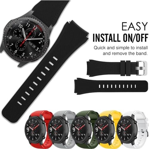 Silica Gel Watchband For Huami Amazfit Stratos 2S Watch Strap Correa de reloj bracelet de montre pulseira pasek do zegarka
