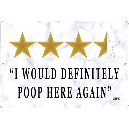 Rogue River Tactical Funny Sarcastic Metal Tin Sign Wall Decor Man Cave Bar Bathroom Review