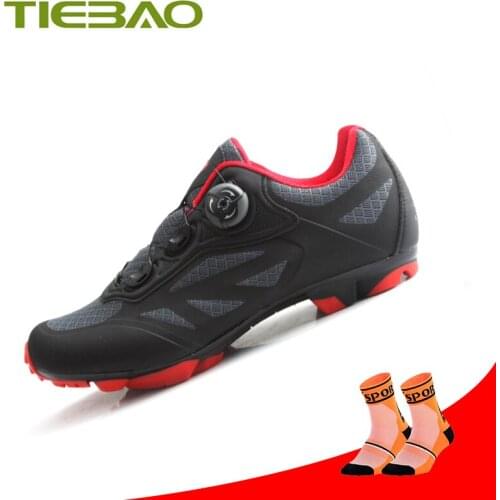 Tiebao Sapatilha Ciclismo Mtb cycling shoes men women breathable self-locking outdoor superstar Athletic Bicycle Riding Sneakers