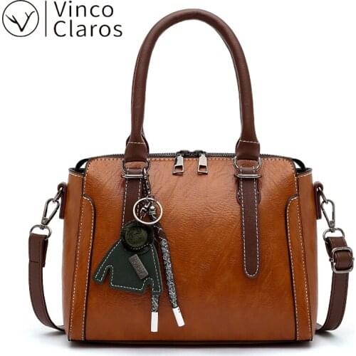 Vintage PU Leather Designer Handbags High Quality Hand Bags for Women 2021 Luxury Brand Shoulder Crossbody Bag Purse Sac A Main