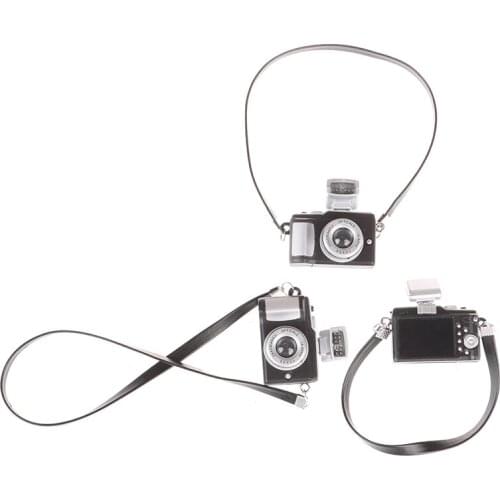 1Pc New Fashion Super Cute Mini Doll Accessories Retro Camera Dollhouse Miniature Decoration Toy For Children Gift