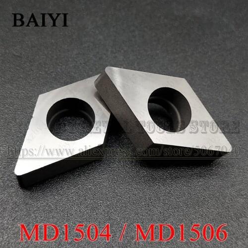 10pcs MD1504 MD1506 shim Carbide Carbide CNC Shim Seats Knife Pad for Turning Insert DNMG1504 DNMG1506