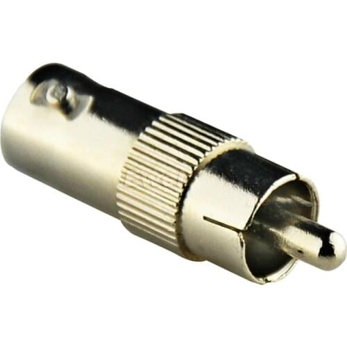 10x RCA Male to BNC Female Jack Connector Adapter Coupler Plug for CCTV Camera