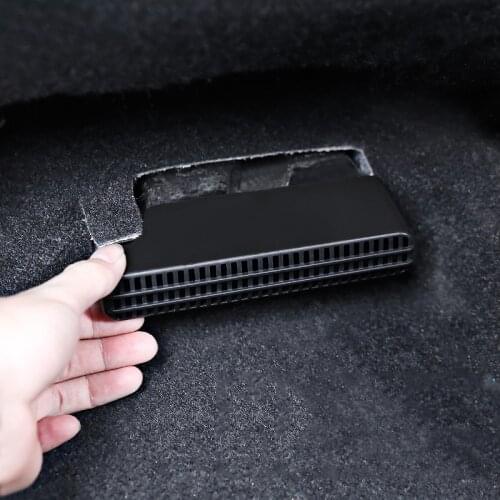 2pcs Car Under Seat Outlet Heater Floor Air Duct Vent Grille Air Conditioner Cover Net For Toyota RAV4 2019 2020