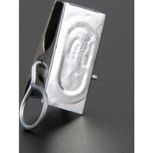 20pcs/lot Stainless Steel Drapery Clips Decorative Curtains Accessories Drapery Clips Hook Window Shower Curtain Rod Clips Rings