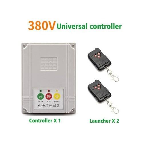 380V universal electric door telescopic door controller gate translation door remote control electric door