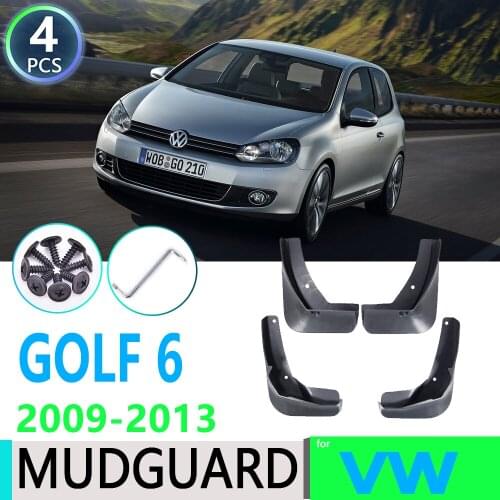For Volkswagen VW GOLF 6 MK6 Hatchback 2009-2013 Car Fender Mudguard Mud Flaps Guard Splash Flap Car Accessories