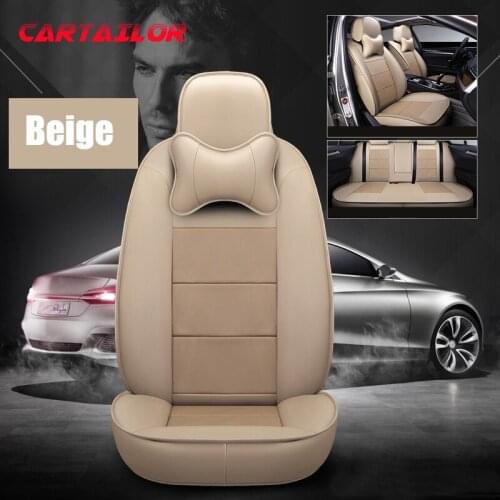 CARTAILOR Genuine Leather Car Seat Cover Styling fit for MINI PACEMAN Cowhide Seat Covers Cars Accessories Automobiles Seats Set