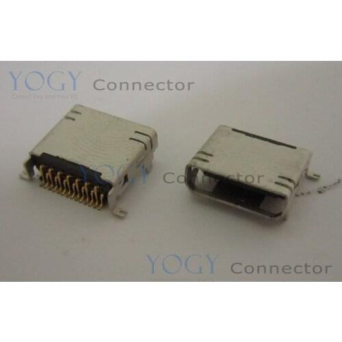 20pcs 14pin Micro USB Female Connector fit for Tablet and Phone MotherBoard