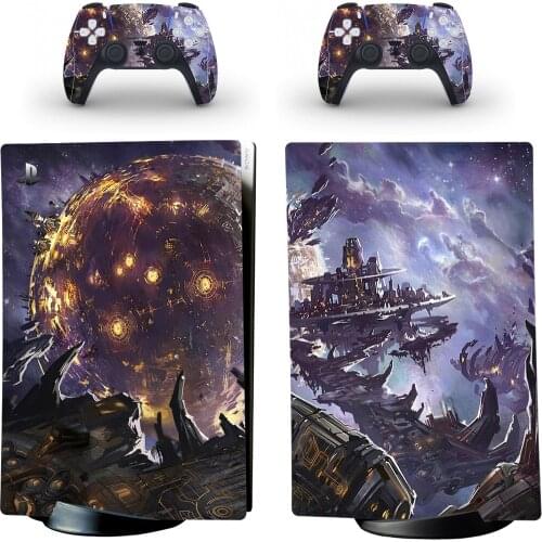 Star Digital Edition Skin Sticker for Playstation 5 Console & 2 Controllers Decal Vinyl Protective Skins Style 1