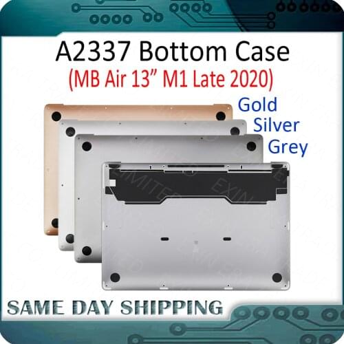 New 2020 Grey Silver Gold for Apple Macbook Retina Air 13" A2337 Bottom Case Lower Case Cover Battery Door EMC3598 MGN63 MGN73