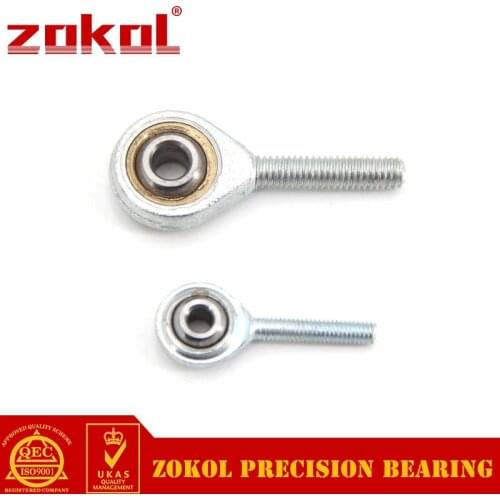 ZOKOL bearing SA06T/K Male Thread Right-hand Rod End bearing M6*1.0mm