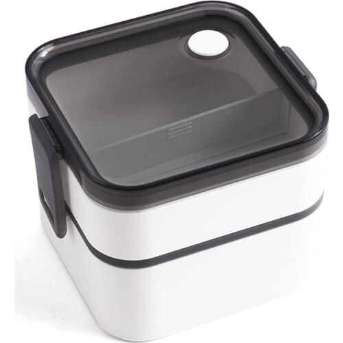 Simple Lunch Box Can Be Heated By Microwave Oven Separate Type Portable Bento Box Lunch Box Tableware Kitchen