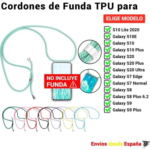 Samsung Galaxy S7 S8 S9 S10 S20 S10e Normal Edge Lite Ultra Plus 2020 mobile phone case hanging string. Universal belt