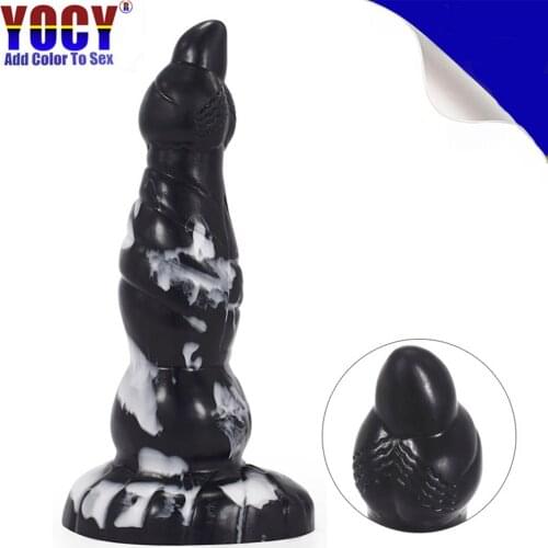 Adult sex products simulation silicone animal dildo masturbation device anal plug adult female sex toys toys