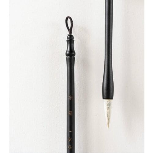 Woolen Hair Calligraphy Brushes Beginner Medium Regular Script Brush Pen Student Calligraphy Practice Brush Pen Tinta China