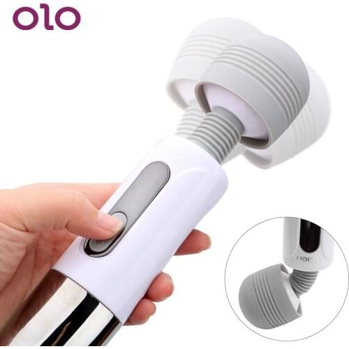 OLO Vibrator Magic Wand AV Stick Orgasm Squirt Massage Sex Toys for Women Clitoris Stimulate Lightning Massager G spot
