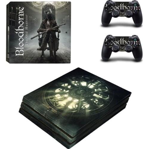 Blood Kinship Style PS4 Pro Skin Sticker for Sony Playstation 4 Pro Console & 2 Controllers Decal Vinyl Protective Skins Style 1