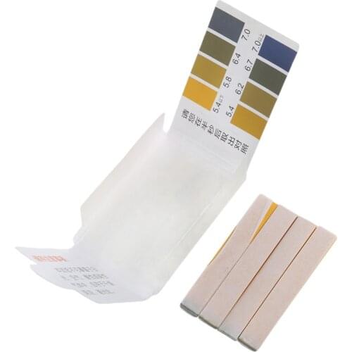 Accurate 80 Pieces PH 5.4-7.0 Test Papers Strips Indicator Paper Lab Litmus