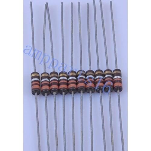 10pcs Carbon Composition vintage Resistor 0.5W 0.33R 0.33ohm