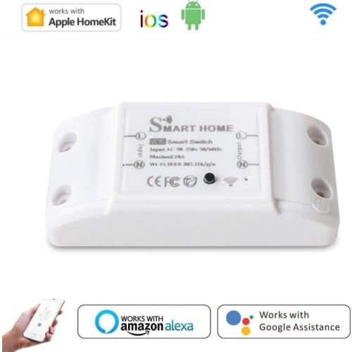 WiFi Smart Light Switch DoHome APP Wireless WiFi Smart Breaker LED Light Remote Control With Alexa Google Smart Assistant