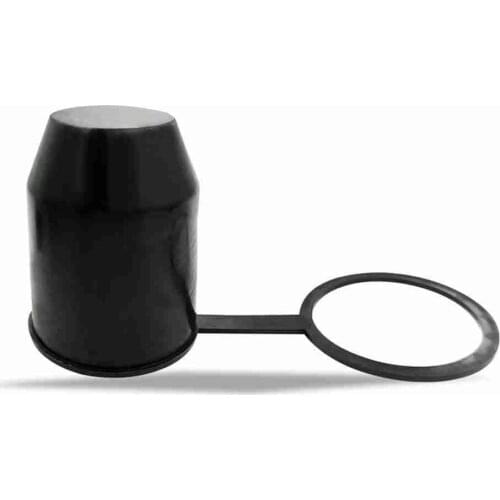 Universal 50mm Auto Plastic Tow Bar Ball Cover Cap Car Towing Protect Towbar Hitch Towball Protection Push-on Car Accessories