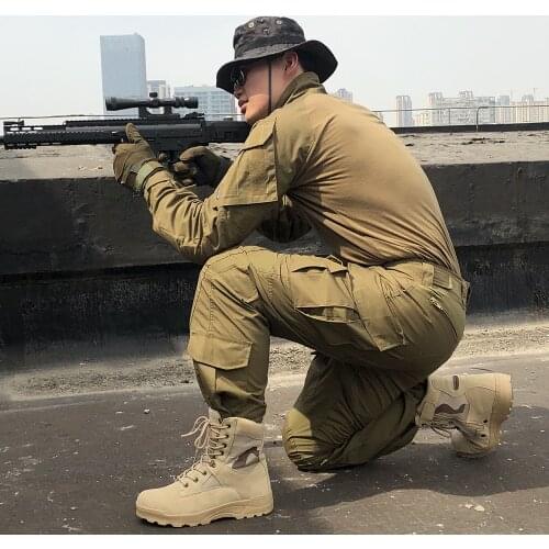 Surface Waterproof Coyote Camouflage Suit Upgraded Camouflage Clothing Tactical Pants Tactical Shirt Combat Shirt