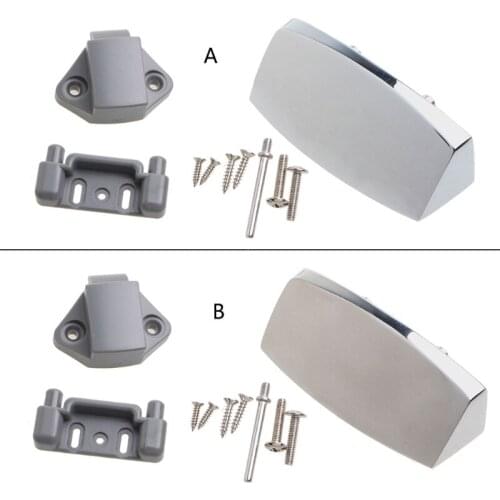 Knob Locks Cupboard Push Locks Household Furniture Hardware Locks Metal Knob Locks for Drawer Door Bathroom Door