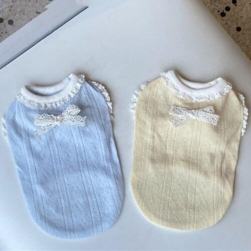 Cqat Vest Summer Puppy Small Dog Clothes Shirt Yorkshire Pomeranian Shih Tzu maltese Bichon Dog Clothing Pet Outfit Garment Coat