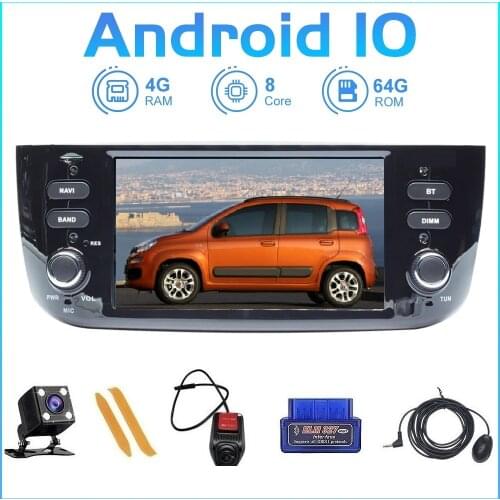 ZLTOOPAI Android 10.0 8Core For Fiat/Linea/Punto evo 2012-2015 Multimedia Player Car Wifi/3G/4G Auto Radio