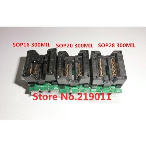 3PCS/LOT SOP28 to DIP28 SOP20 to DIP20 SOP16 TO DIP16 IC socket Programmer adapter Socket High Quality