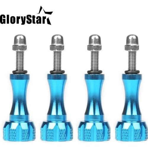 4Pcs CNC Aluminum Alloy Thumb Screw for GoPro Hero 8 7 6 5 4 SJCAM Xiaomi Yi 4K 4K+ h9 Action Camera Go Pro osmo Accessories Kit