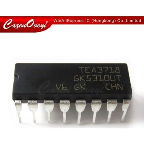 5pcs/lot TEA3718SP TEA3718DP TEA3718 3718 DIP-16 In Stock