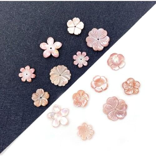 Natural Shell Flower Beads Exquisite Sunflower Loose Beads Used In Necklaces Bracelets Accessories To Make Jewelry Charm