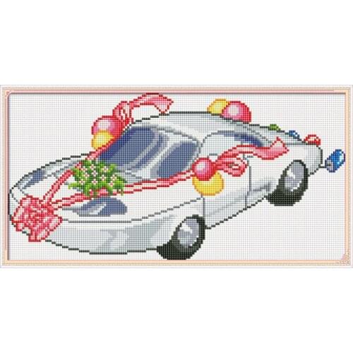 Flowers wedding car 5D round/square full drill diamond painting embroidery kits cross stitch mosaic rhinestone home decor gifts
