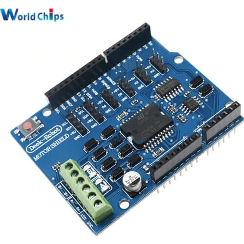 L298P L298 Shield R3 DC Motor Driver Shiled Board Module 2A Dual Full Bridge H-Bridge 2 Way For Arduino UNO Relay 5V 12V