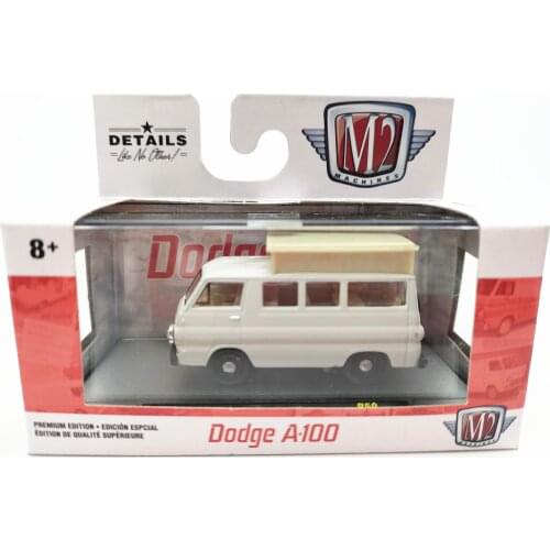 M2 Machines 1:64 Dodge A100 Diecast Collection of Die-casting Simulation Alloy Model Car Children Toys