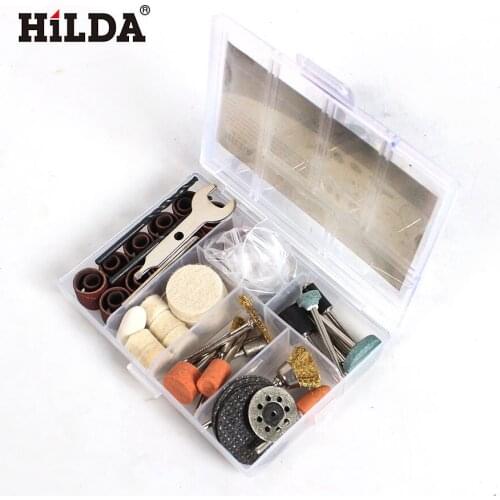 Hilda 92pcs metal wood carving drill bit electric rotating tool accessories set of grinding, polishing and cutting