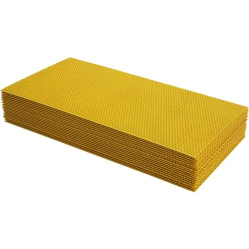 10 Pieces Of Plastic Honeycomb Beeswax Foundation Beeswax Frame Base Sheet Beehive Base Sheet Beekeeping Tool