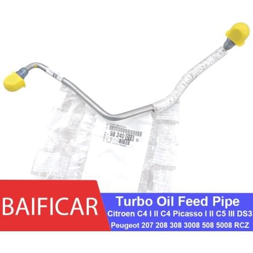 Baificar Genuine Turbo Charger Oil Return Hose Feed Pipe 9824001880 For Citroen C4 Picasso DS3 Peugeot 207 208 308 3008 RCZ