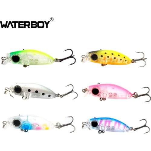 WATERBOY 2.5g 35mm Japanese Style Bait Small Lures for Fishing Lure slowly Sinking Minnow Mini Hard Bait For Perch Trout