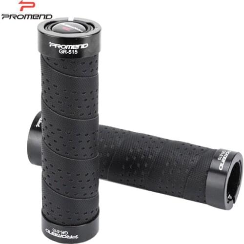 Promend Bicycle Handlebar Cover Grips Aluminum Alloy Bicycle Grip Anti-Slip Shock Absorbing Cycling Grip Bicycle Parts