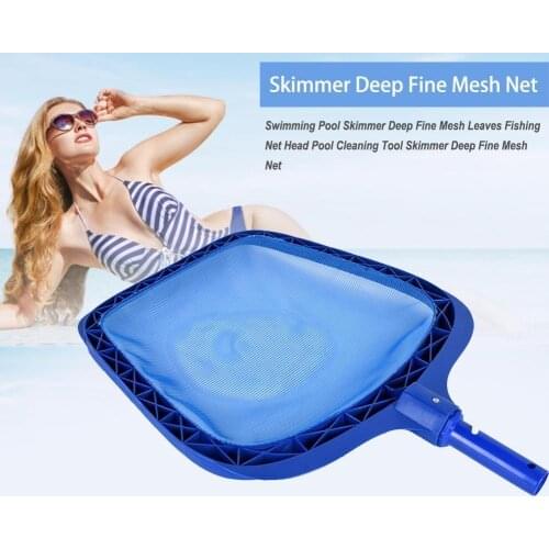 Skimmer Deep Mesh Swimming Pool Leaf Net Pool Cleaning Tool for Small Pools Spas Intensive Mesh