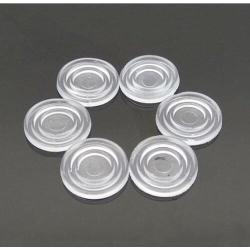 50 Pcs Tea table glass non-slip transparent Rubber Gaskets 24*3mm