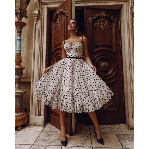 LORIE Heart Shape Prom Dresses 2021 Spaghetti Straps Sweetheart Neck Short Evening Dresses Knee Length Formal Party Gowns